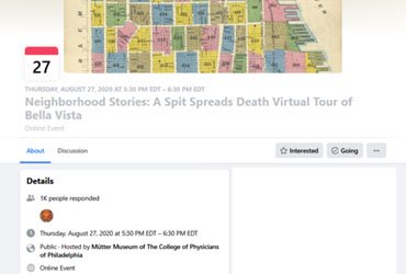 August 27 2020: Neighborhood Stories: A Spit Spreads Death Virtual Tour of Bella Vista